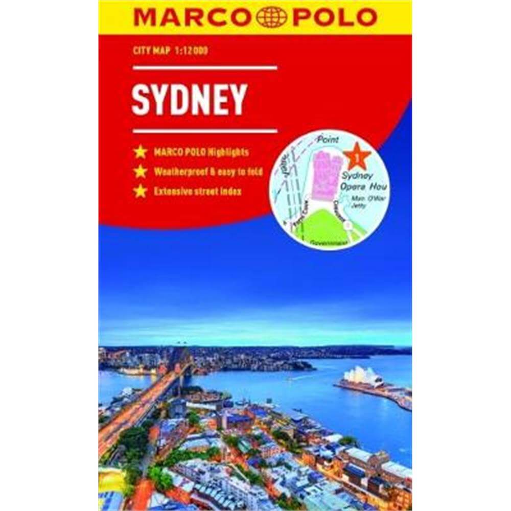 Sydney Marco Polo City Map - pocket size, easy fold, Sydney street map (Paperback)